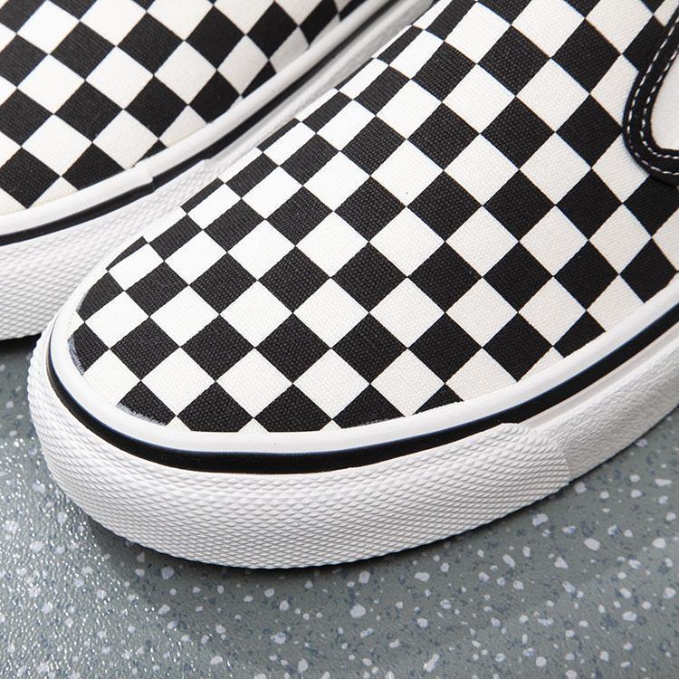 Women Checkered Flat Casual Canvas Sneakers