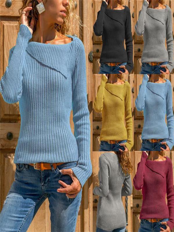 Long Sleeve Knitted Sweater