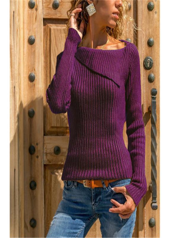 Long Sleeve Knitted Sweater